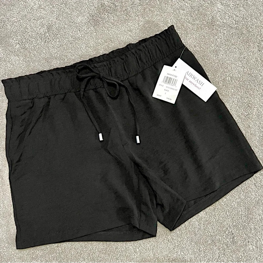 🎁 Retrology Super Comfy Black Casual Athletic Shorts Elastic Waistband Size S